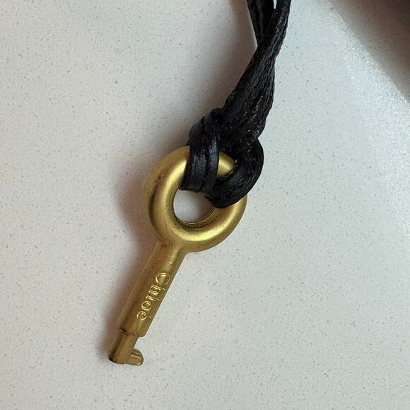 Chloe Black Leather Paddington Wallet With Key Use As Clutch - Picture 12 of 12